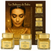 23 Karat Gold Creme Peeling Gesichtsset von La Sultane de Saba